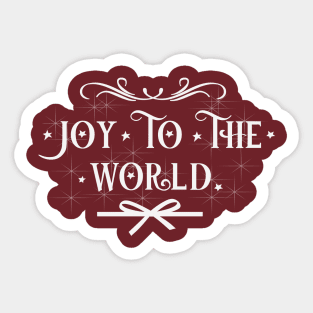 Joy To The World Sticker